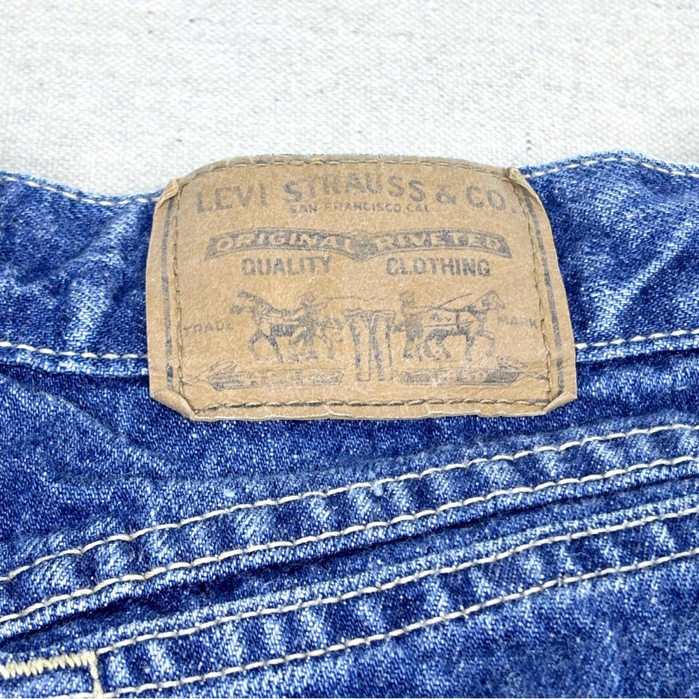 Vintage Levi’s Orange Tab 90’s high rise tapered denim jeans - Picture 5 of 10